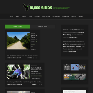 10,000 Birds - Birding, blogging, conservation, and commentary