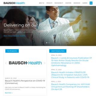 A complete backup of bauschhealth.com