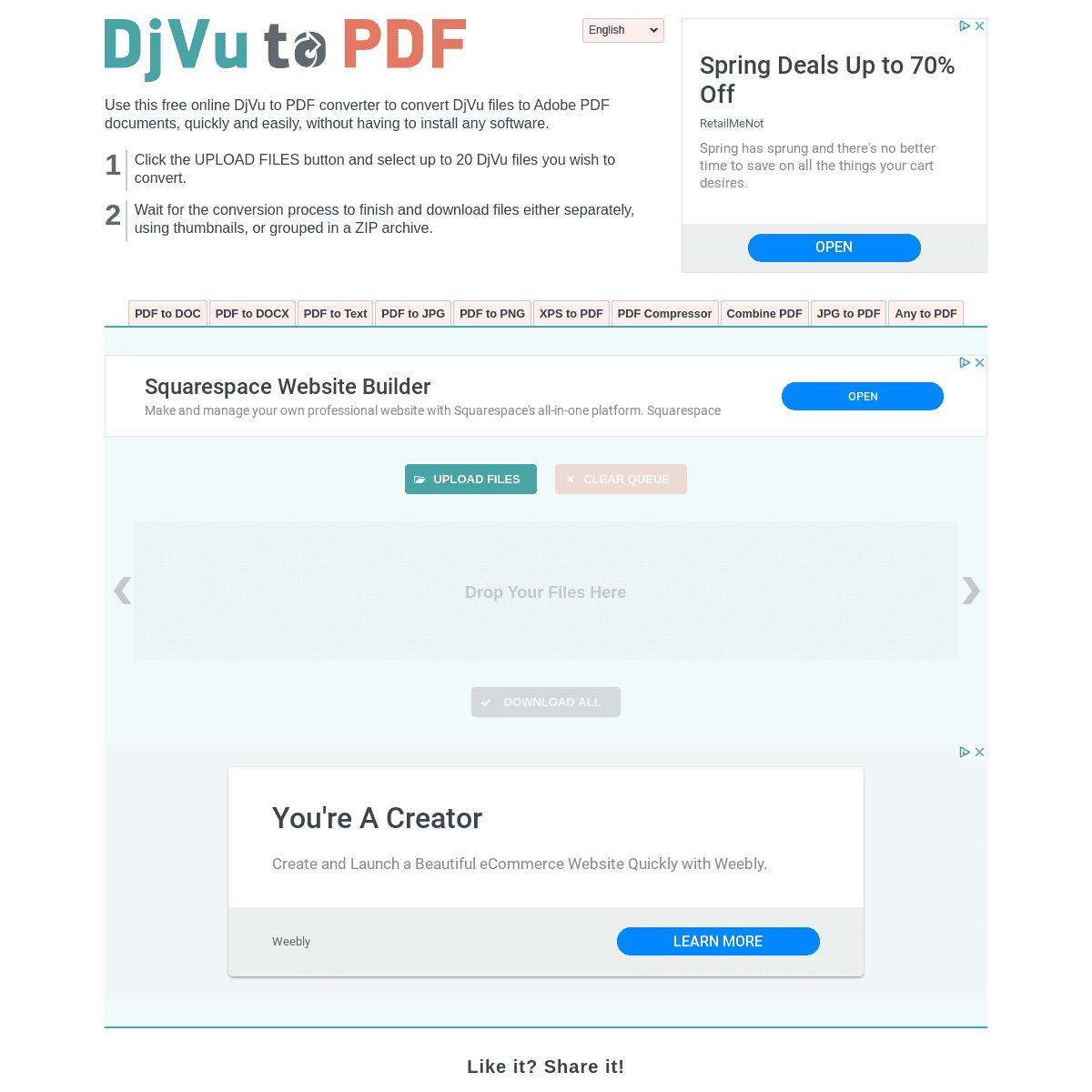 A complete backup of djvu2pdf.com