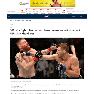 UFC Auckland- Results, knockout video, Song Kenan defeats Callan Potter - Fox Sports