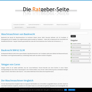 A complete backup of die-ratgeber-seite.de