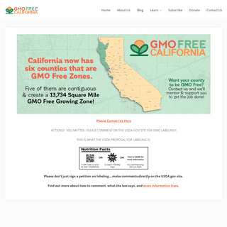 GMO Free California â€“ Food Transparency, Food Justice
