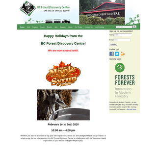BC Forest Discovery Centre - Education, Discovery & Fun!