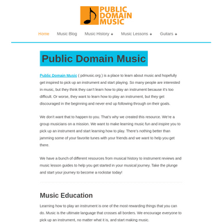 A complete backup of pdmusic.org