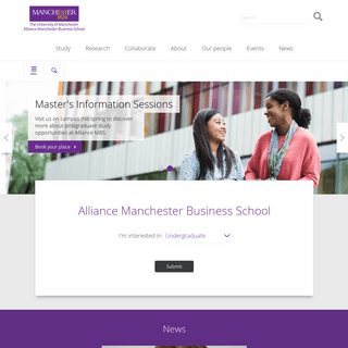 Alliance Manchester Business School UK - Alliance MBS