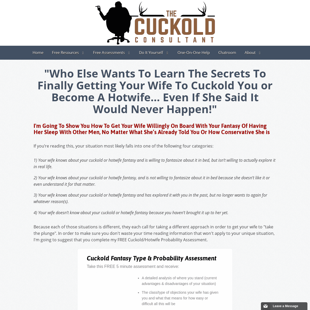 A complete backup of thecuckoldconsultant.com