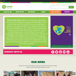 A complete backup of oxfam.org.za