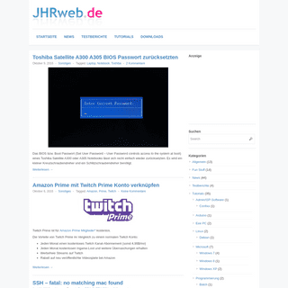 A complete backup of jhrweb.de