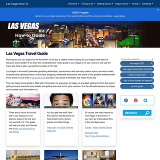 Las Vegas Travel Guide - LasVegasHowTo.com