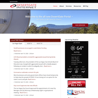 DesertGate Internet - Las Vegas, NM Web Portal - High Speed AirFiber Internet in New Mexico