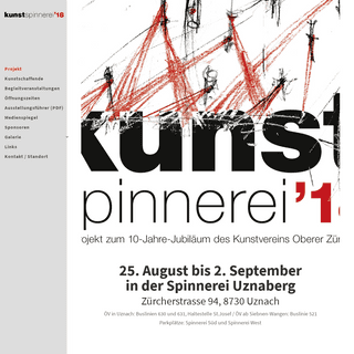 A complete backup of kunstspinnerei18.ch