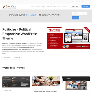 Best WordPress Themes - CrunchPress
