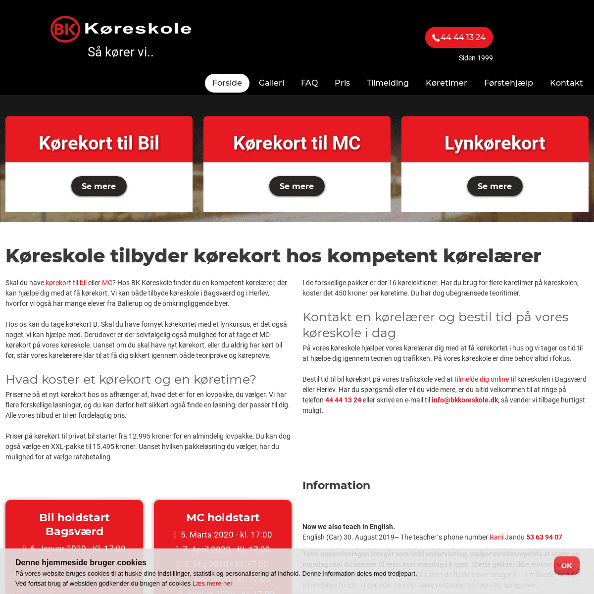A complete backup of bkkoreskole.dk