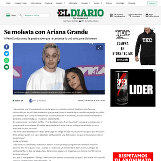 A complete backup of www.eldiariodecoahuila.com.mx/close-up/2020/3/3/se-molesta-con-ariana-grande-882250.html