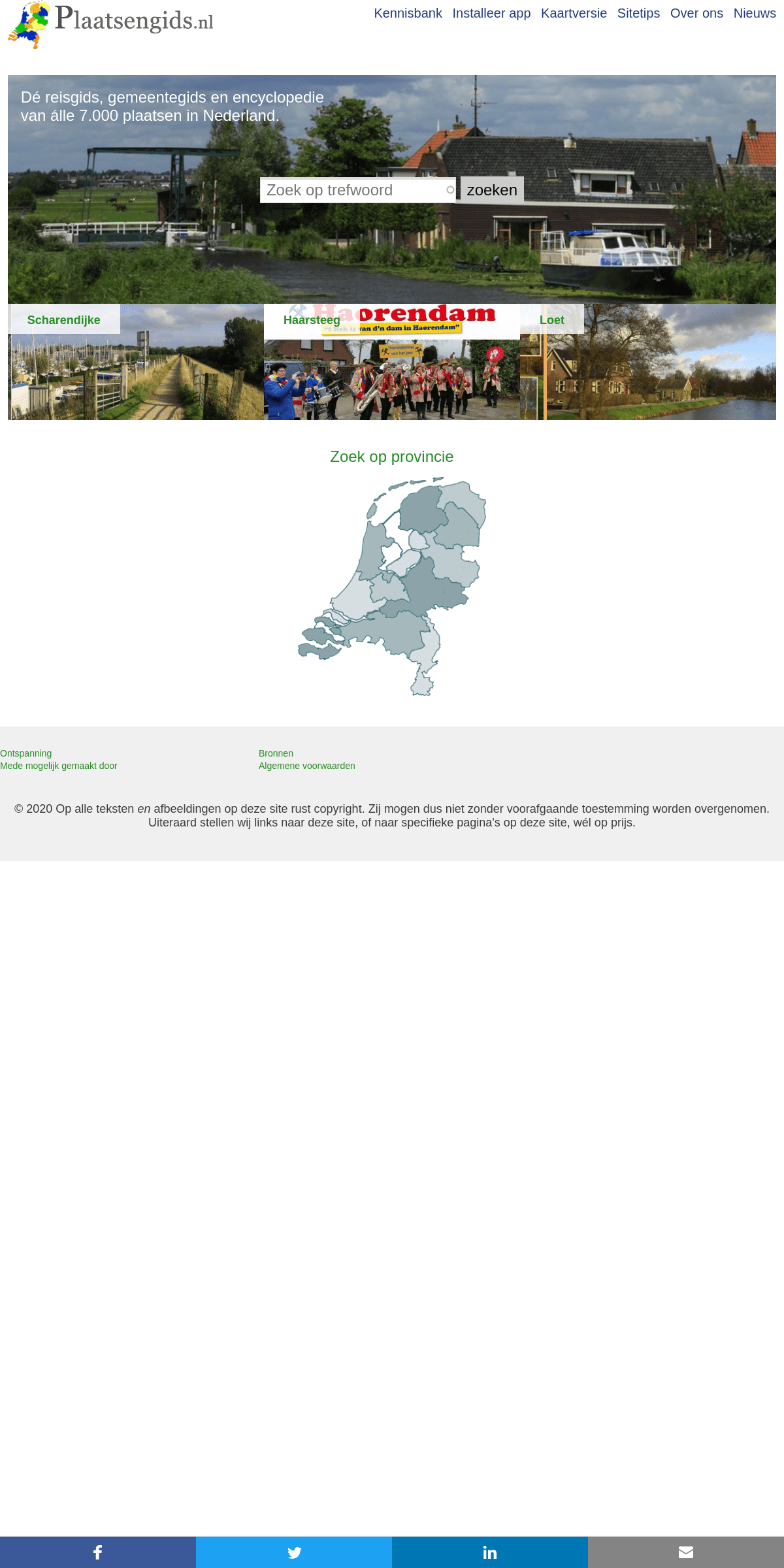 A complete backup of plaatsengids.nl