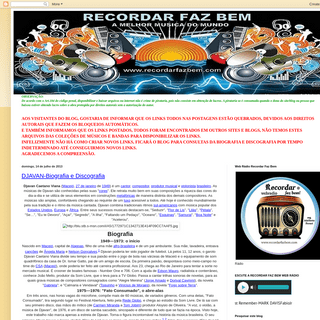 A complete backup of recordarfazbem.blogspot.com