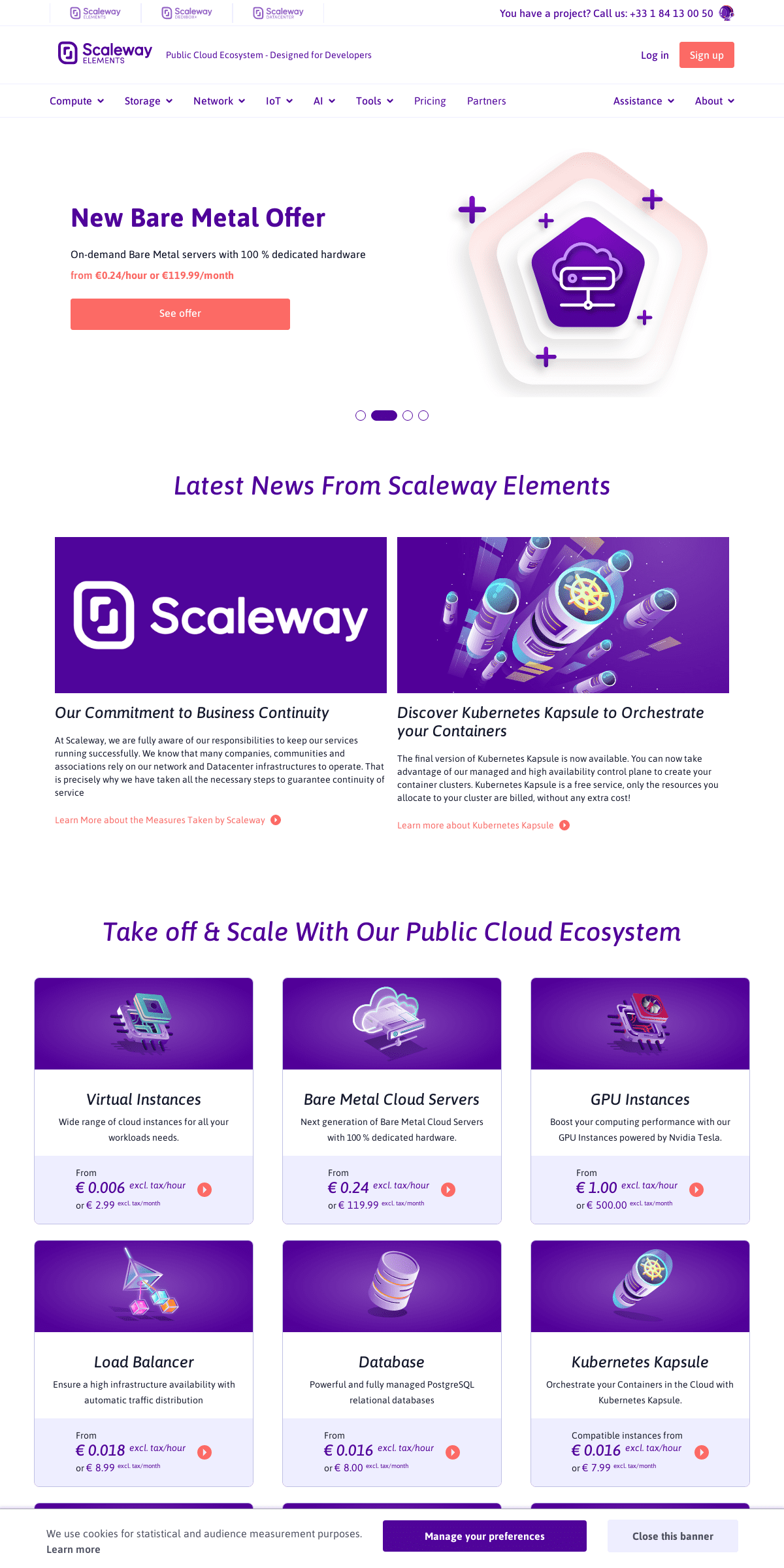 A complete backup of scaleway.com