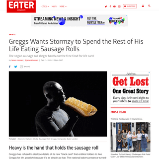 A complete backup of london.eater.com/2020/2/21/21146876/greggs-stormzy-black-card-free-sausage-rolls-social-media-deleted