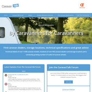 A complete backup of caravantalk.co.uk
