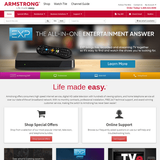 A complete backup of armstrongonewire.com