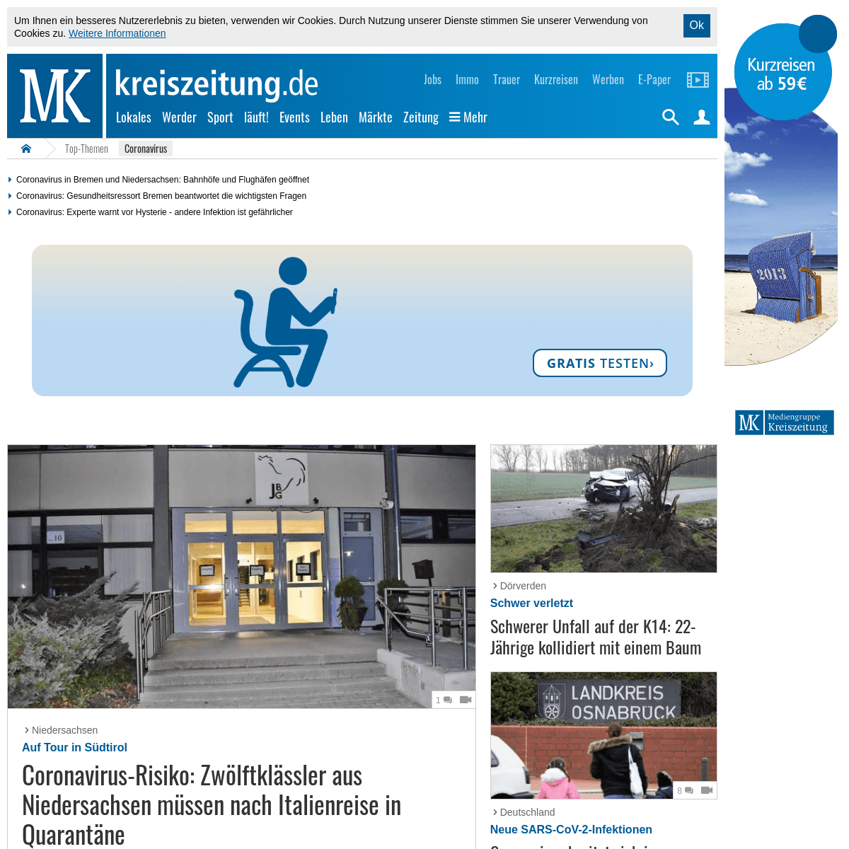 A complete backup of kreiszeitung.de