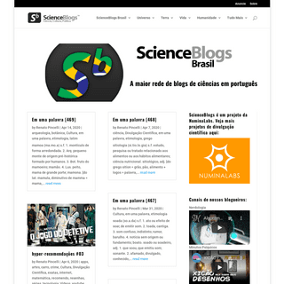 A complete backup of scienceblogs.com.br