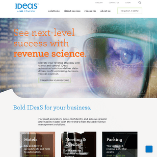 Revenue Management Solutions Powered by Revenue Science - IDeaS Revenue Solutions