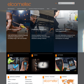 Elcometer - World Leaders in Inspection Equipment, Blast Equipment and Laboratory & Physical Test Equipment