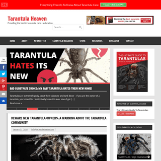 A complete backup of tarantulaheaven.com