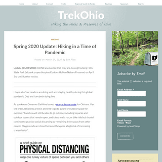 TrekOhio - Hiking the Parks & Preserves of Ohio