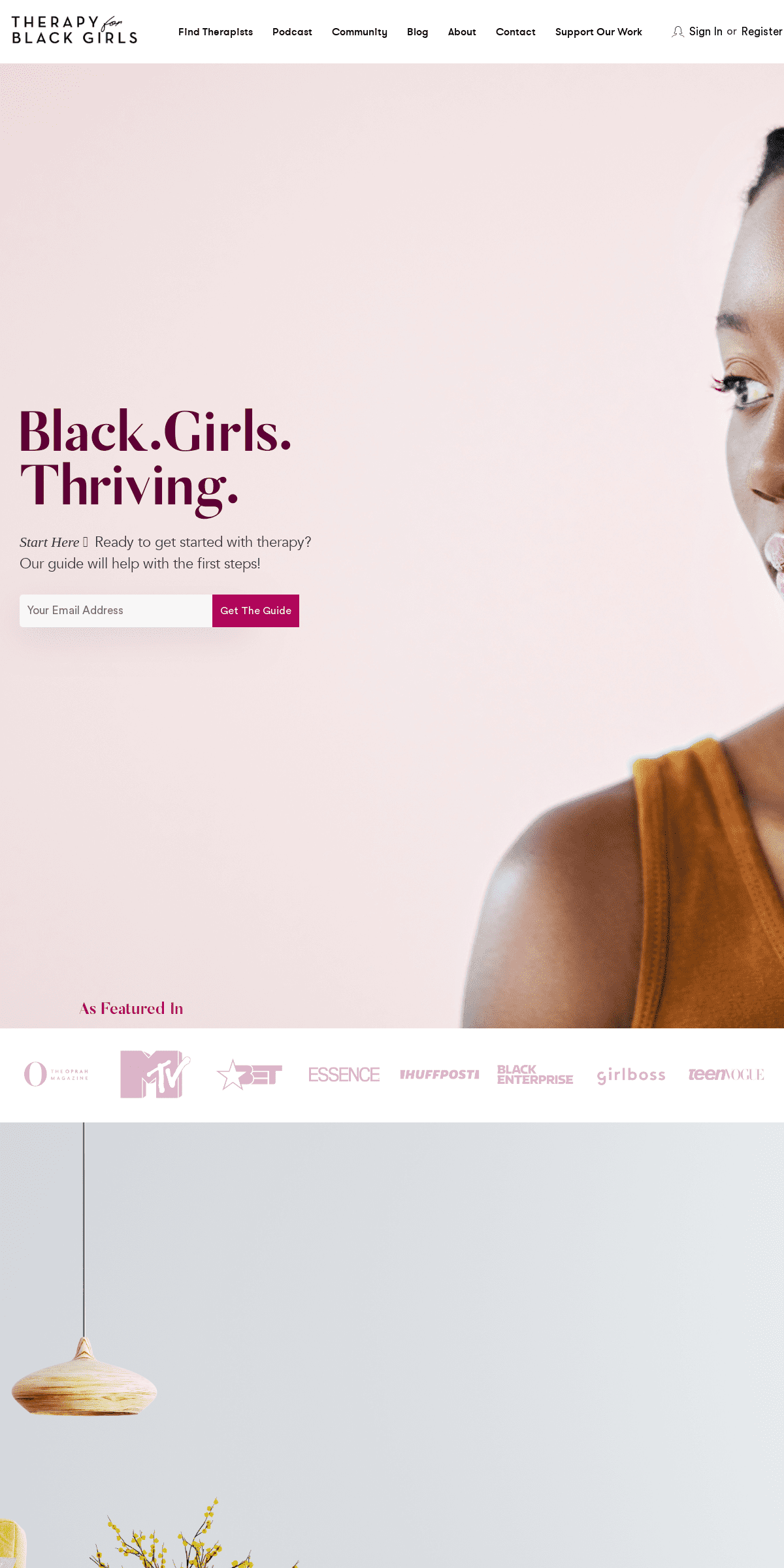 A complete backup of therapyforblackgirls.com