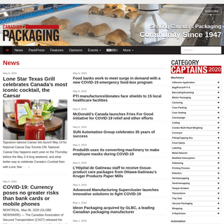 A complete backup of canadianpackaging.com
