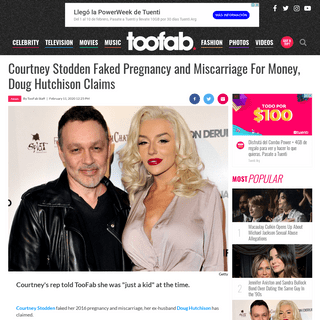 A complete backup of toofab.com/2020/02/11/doug-hutchison-claims-ex-courtney-stodden-faked-pregnancy-and-miscarriage-for-money/