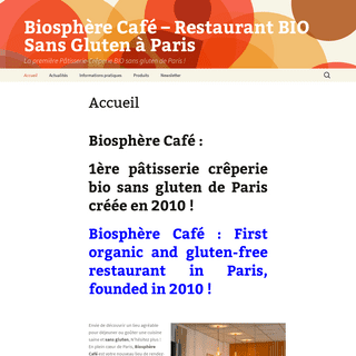 A complete backup of biospherecafe.fr