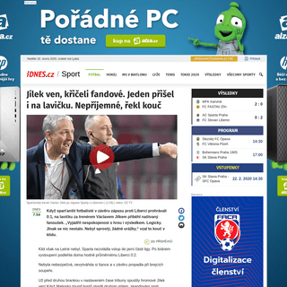 A complete backup of www.idnes.cz/fotbal/prvni-liga/trener-vaclav-jilek-liberec-sparta-21-kolo-fortuna-liga.A200215_202645_fotba