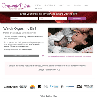 A complete backup of orgasmicbirth.com