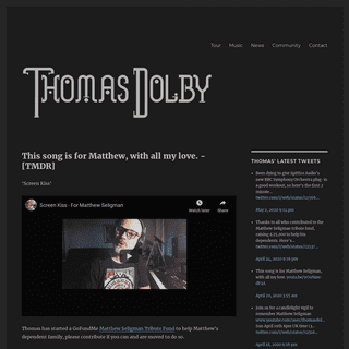 A complete backup of thomasdolby.com