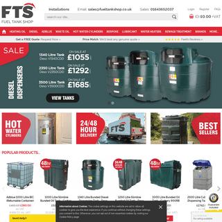 A complete backup of fueltankshop.co.uk