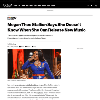 Megan Thee Stallion Says She Doesn't Know When She Can Release New Music - VICE