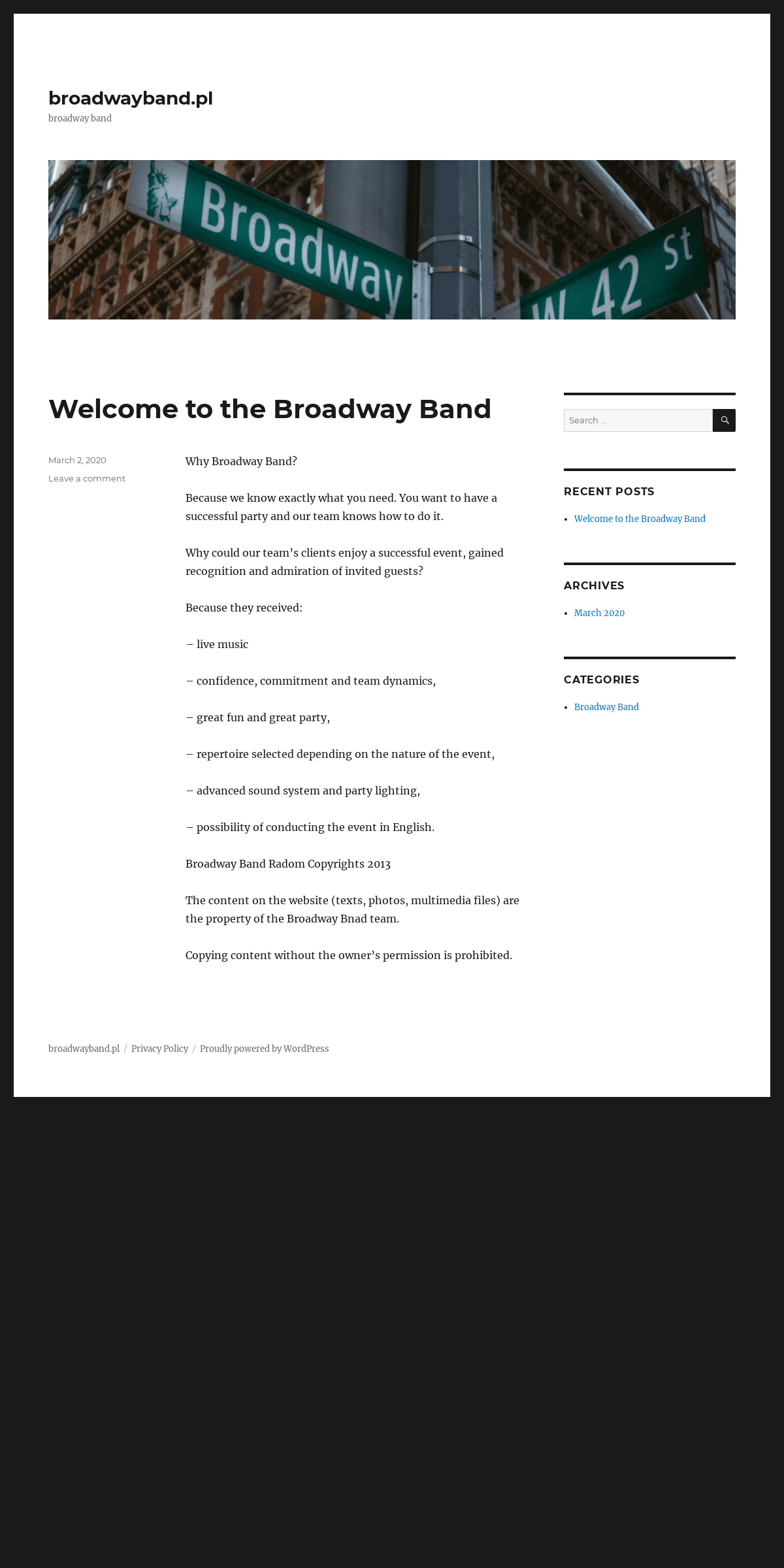 A complete backup of broadwayband.pl