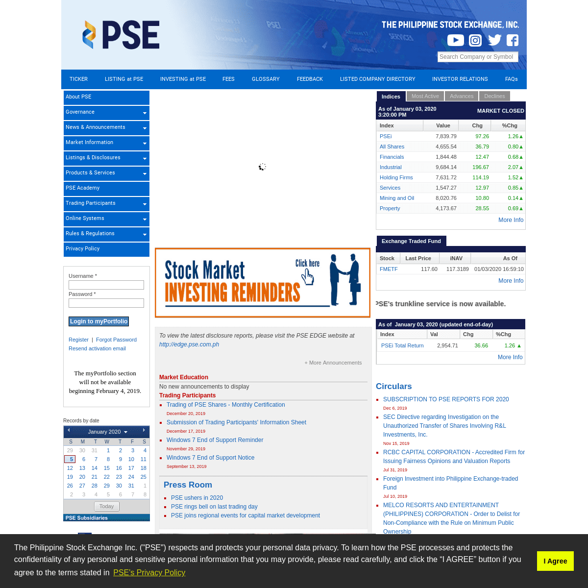 A complete backup of pse.com.ph