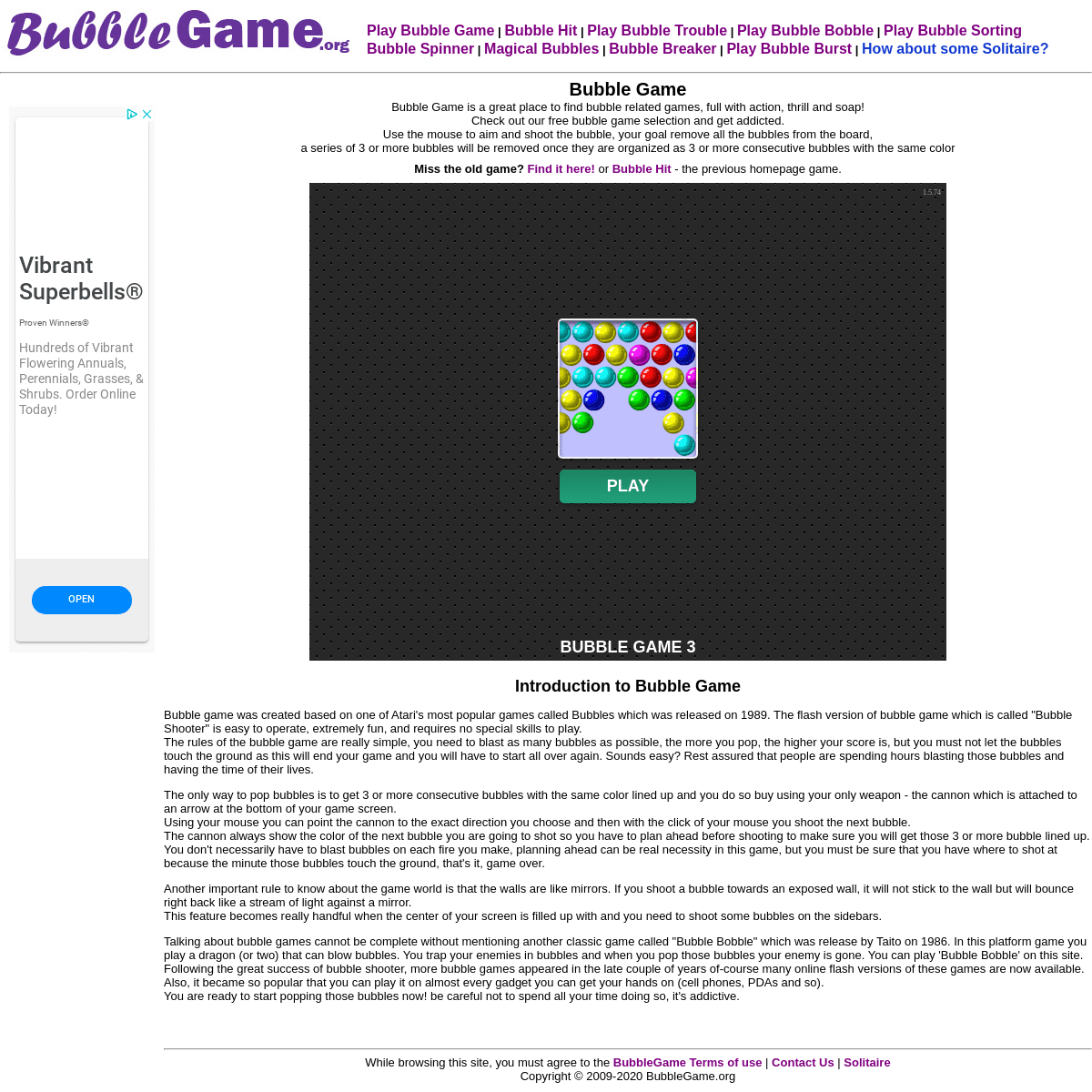 A complete backup of bubblegame.org