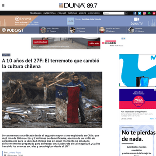 A complete backup of www.duna.cl/noticias/2020/02/27/a-10-anos-del-27f-el-terremoto-que-cambio-la-cultura-chilena/