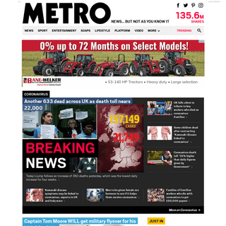 A complete backup of metro.co.uk