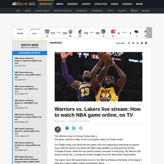 A complete backup of www.nbcsports.com/bayarea/warriors/warriors-vs-lakers-live-stream-how-watch-nba-game-online-tv
