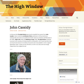 A complete backup of thehighwindowpress.com