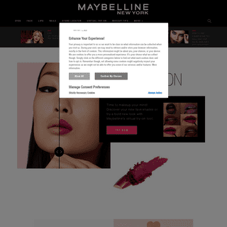 A complete backup of maybelline.co.uk