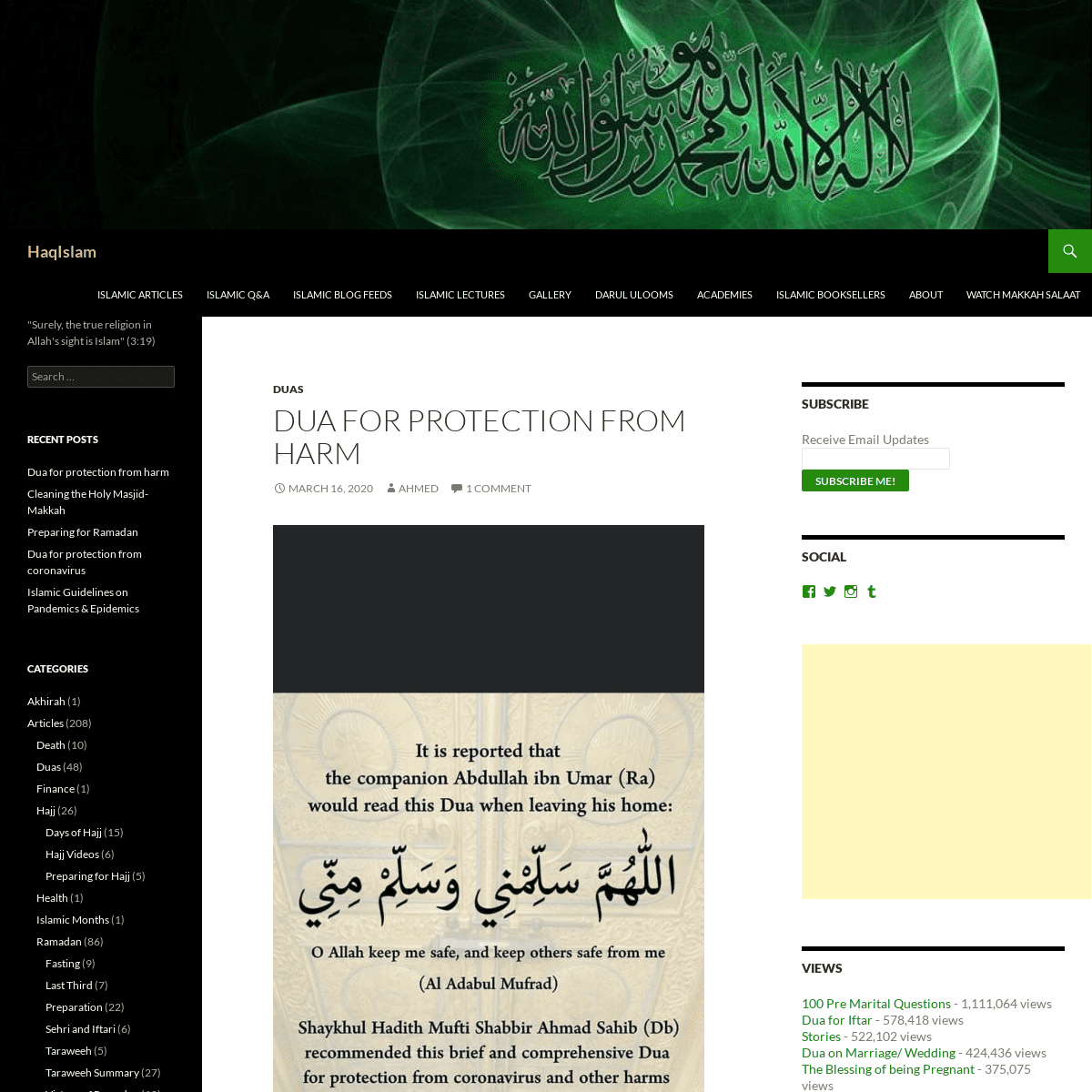 A complete backup of haqislam.org