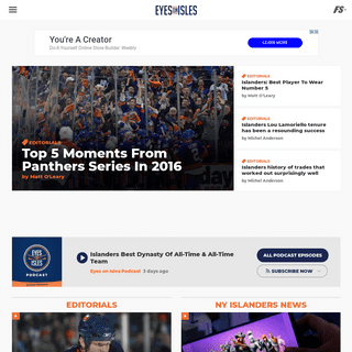 Eyes On Isles - A New York Islanders Fan Site - News, Blogs, Opinion and More