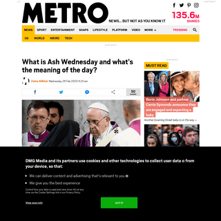 A complete backup of metro.co.uk/2020/02/26/ash-wednesday-meaning-day-12301710/